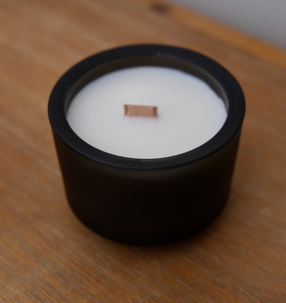 Frosted Black Soy Wax Candle