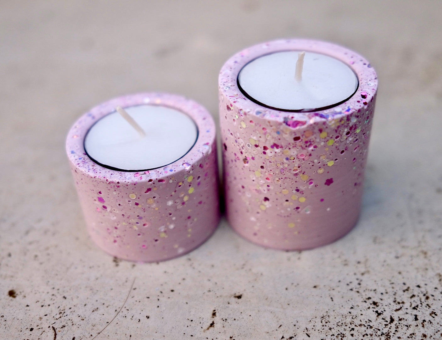 Tealight Candle Glitter Set